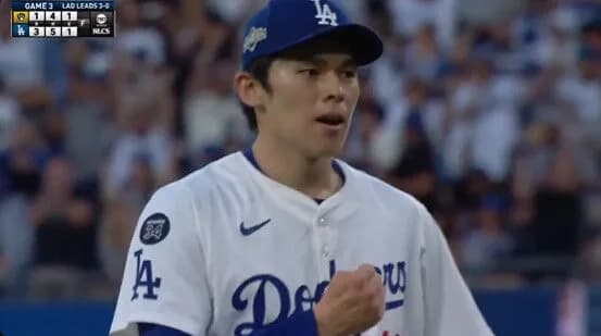 ドジャース、佐々木朗希が三者凡退のセーブで３連勝！！ワールドシリーズ進出王手ｗｗｗｗｗｗｗｗｗ
