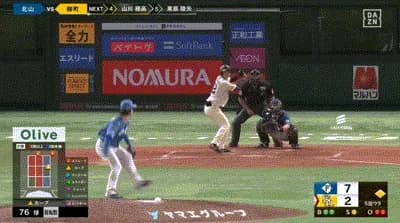 【パCSFinal4回戦】ソフトバンク、５回裏２アウト一塁から柳町がタイムリーツーベース！４点差に迫る！！！！！！！！！