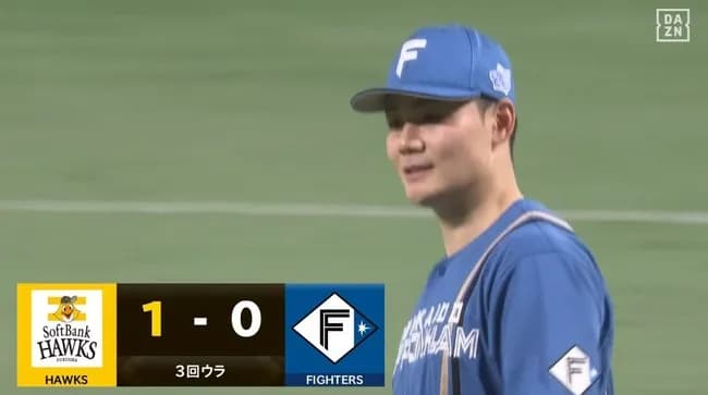 【悲報】清宮幸太郎さん、悪送球で失点