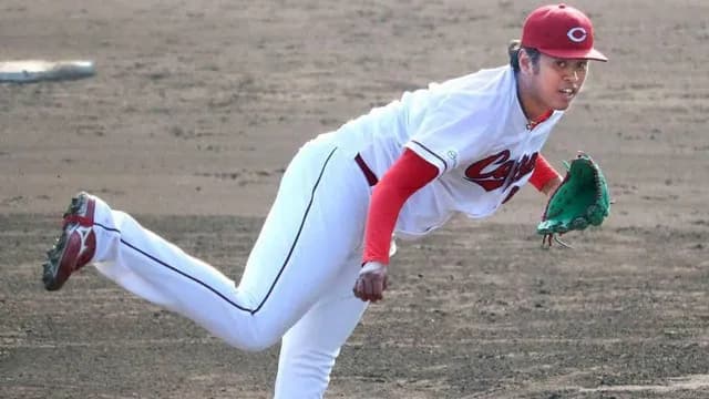 カープ菊地ハルンが守護神！「昂っています」1軍活躍へ平均球速150キロを