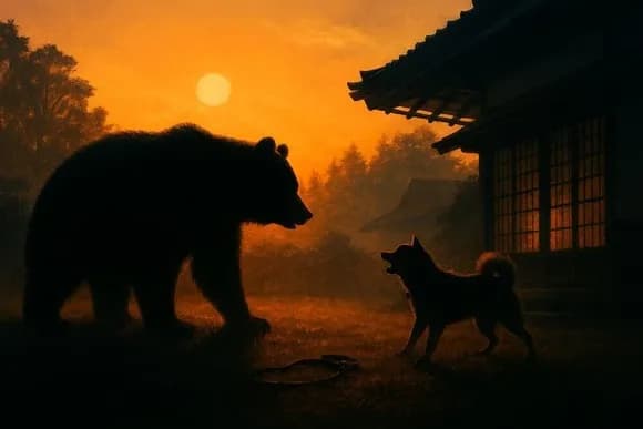 【緊急速報】熊、柴犬を咥えて逃走・・・・・