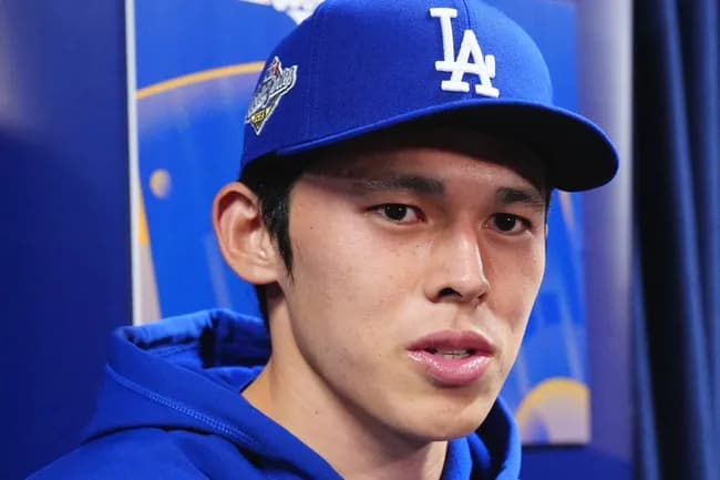 ドジャース第5戦先発、佐々木朗希