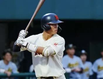 阪神ドラ2谷端、最後のリーグ戦打率.385、1本塁打、11打点で終了