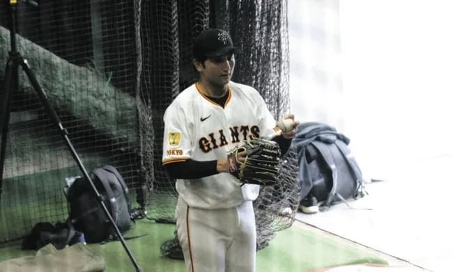巨人・横川凱、ブルペンで300球投げ込み。「100球超えたあたりから力抜け良いバランスで投げれた」