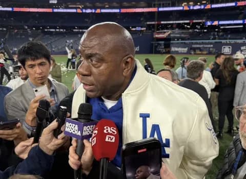 マジック・ジョンソン氏、山本由伸は「神がかっていた」　今世紀初WS連覇に「王朝と言っていい」　NBAスーパースターも絶賛