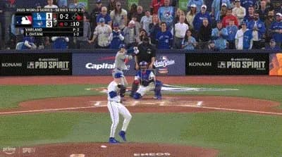 【WS第7戦】大谷翔平、第三打席1アウト一塁からマルチ安打となるライト前ヒット！！！！！！！！！！！！！