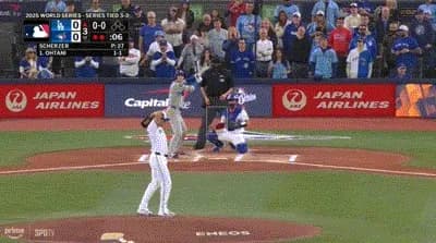 【WS第7戦】大谷翔平　第2打席は左飛　左翼後方への大飛球も左翼手が好捕