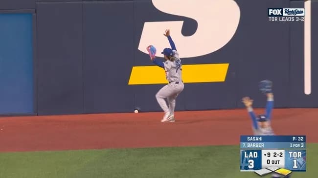 【悲報】ワールドシリーズの9回裏、ボールは全然挟まっていなかったと判明