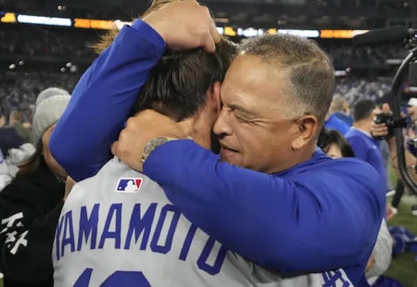 ドジャースがワールドシリーズ制覇出来た最大の功労者ってロバーツやないか？