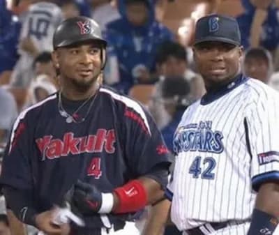 バレンティン(2013).330(439-145) 60本 131打点 出塁率.455 OPS1.234 war9.3 wRC＋233←これｗｗｗｗｗｗｗｗｗｗｗｗｗｗｗ