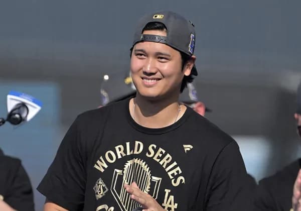 大谷「I’m ready to get another ring next year（来年もう一つのリングを手にする準備はできている）」