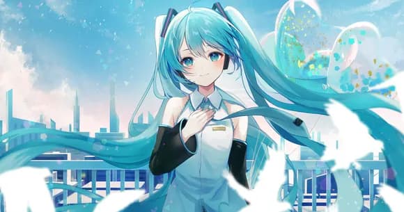 【画像】初音ミクの絵描いたから、ちょっと見てｗｗｗｗｗｗ