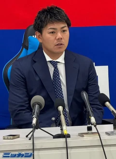 中日高橋周平、現状維持6000万円でサイン　昨オフに結んだ2年契約の2年目