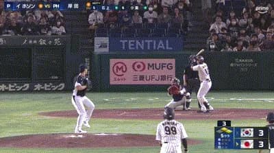 【侍ジャパン対韓国】侍ジャパン、５回裏無死一二塁から代打・岸田が勝ち越し３ランホームラン！！！！！！！！！！！！！！！！！！！！！！！！！！