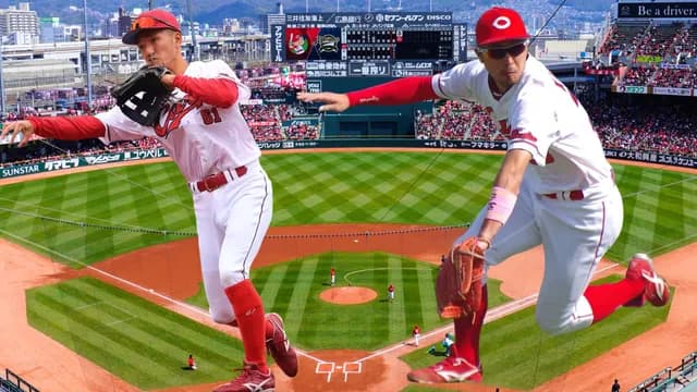 ズムスタ『内野エラー率1.5倍増』の魔境←菊池の10年連続GG賞が異次元すぎると話題に