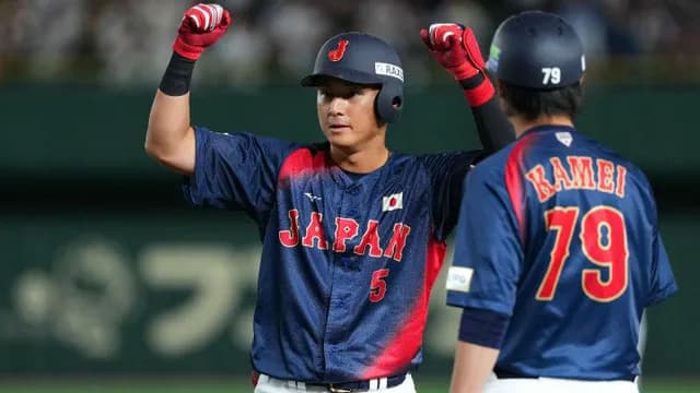 侍J佐々木泰2安打2打点3出塁！石上3打点！森下＆五十幡1打点！押し出し四球4で逆転も大勢が被弾しドロー【日本7-7韓国/試合結果】