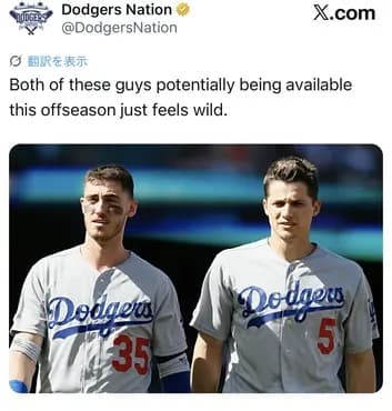 【悲報】ロサンゼルス・ドジャースさんがとうとう完全体になりWS3連覇確定へ