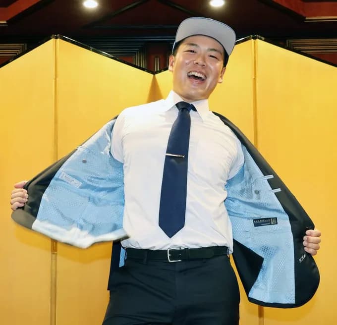 DeNAドラ4片山皓心が仮契約　理想の投手像は同じ左腕の東「勝ち続ける投手でエース。自分もあんな投手になりたい」