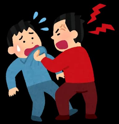 議論で負けると暴力に走るやつって最低だよな