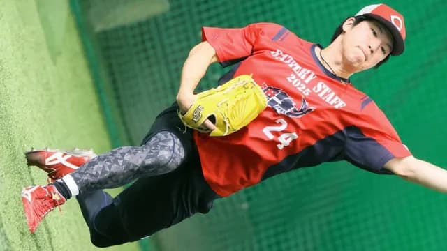 カープ黒原拓未、左膝の手術から復活へ！｢(先発中継ぎ)どっちもやりたい」