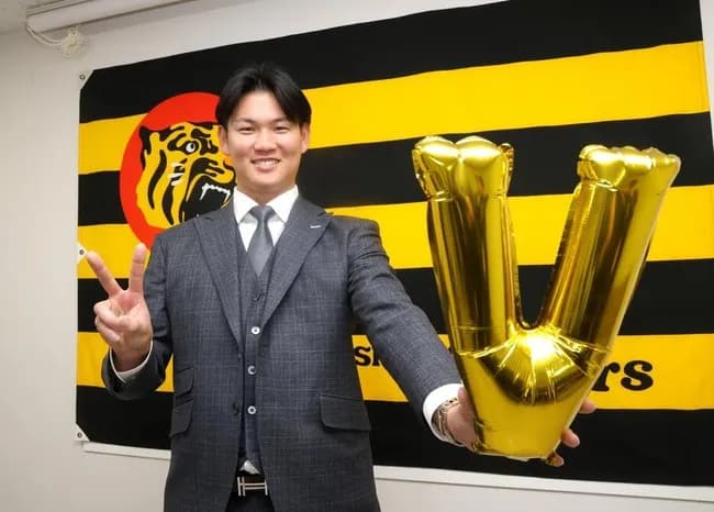 阪神・及川雅貴　１億円で契約更改　７０００万増