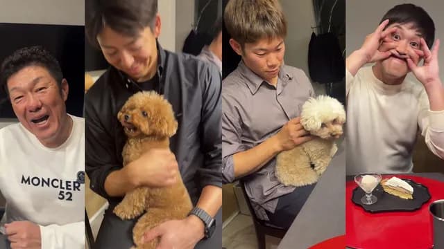 カープ佐々岡の自宅で野間＆坂倉＆上本が食事会！妻が豪華手料理「戦い抜いた男達の休日」