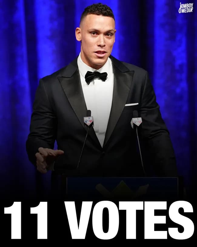 【朗報】アーロン・ジャッジ(アロジャジ)さん、ニューヨーク市長選で11票獲得していたwwwwwwwwww