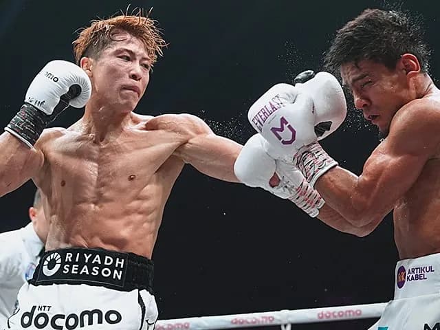 井上尚弥（1試合ファイトマネー12億円）　井岡一翔（1試合ファイトマネー3000万円）