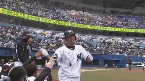 ロッテ選手(2020年) 70試合 打率.278(180-50) 7本 23打点 52振 出塁率.363 OPS.829→翌年契約解除