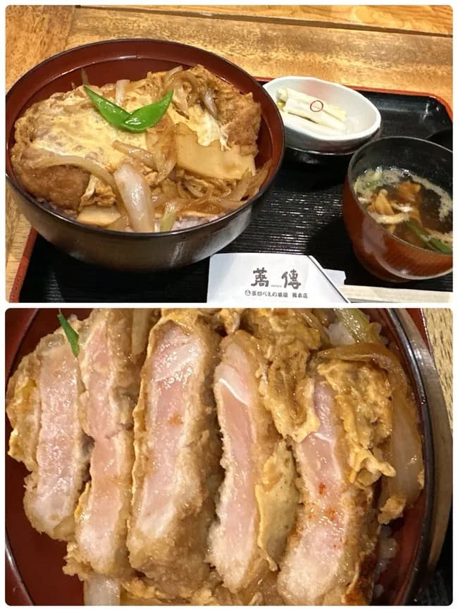 【画像】北海道の蕎麦屋で外はカラリ、中は生でジューシーなカツ丼が提供する