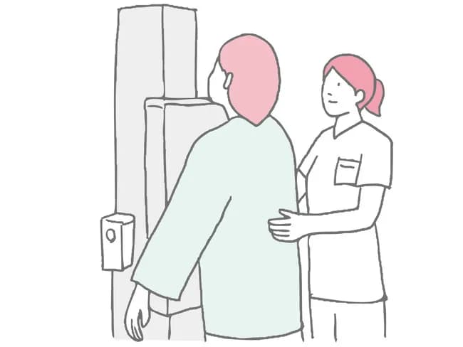 レントゲン医「レントゲンは怖くないですよ～（分厚いジャケットﾄﾞｻｧ！分厚い二重扉ﾊﾞｱﾝ！）」