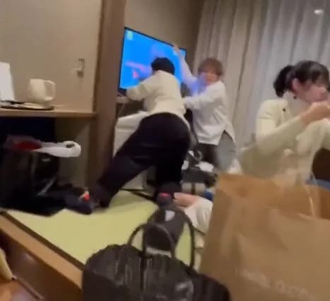 台湾人「地震来たッ！！！！ホテルのテレビ守らなきゃ！！！！」