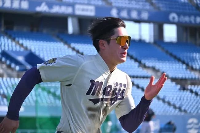 【スーパーカートリオ】大学侍強化合宿で明大・岡田が快足披露　50メートル5秒69「もうビックリしました」