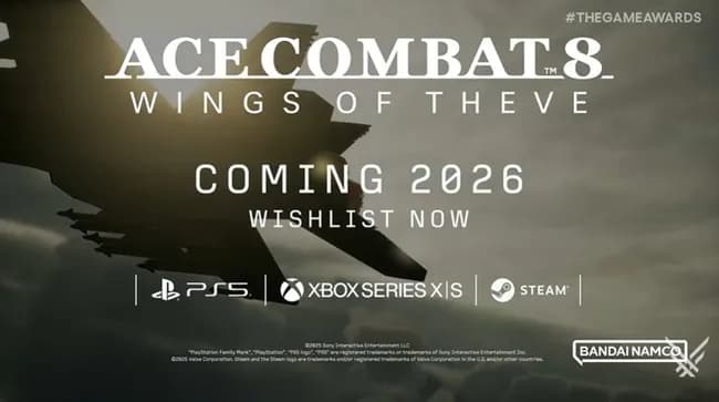 【朗報】ACE COMBAT 8: WINGS OF THEVE発表！2026年リリース！【エスコン新作】