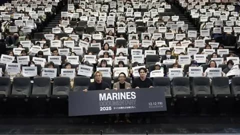 ロッテ中森俊介＆山本大斗が映画舞台あいさつに登壇「来年は優勝した映画に」