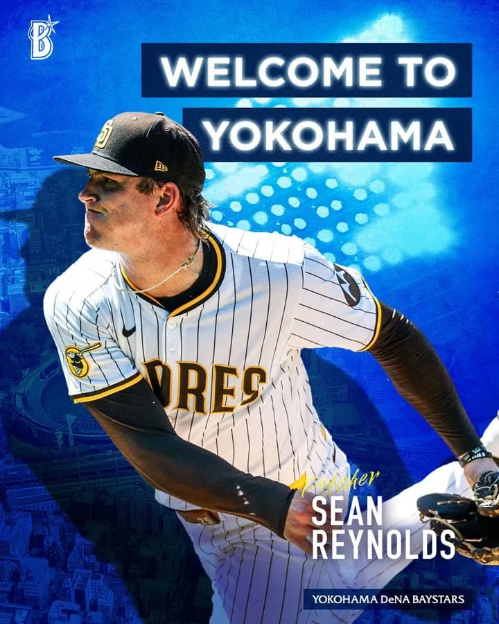 DeNA、ショーン・レイノルズ選手との契約を正式発表！