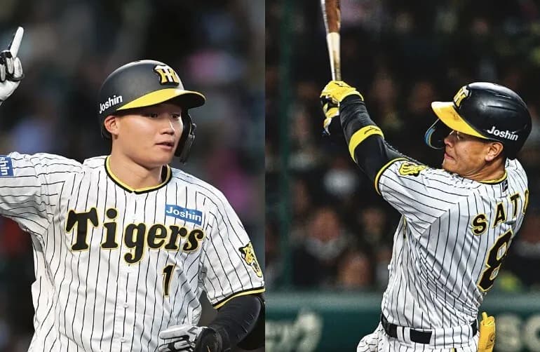 森下翔太(3年目).275 23HR 89打点　佐藤輝明(3年目).263 24HR 92打点