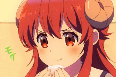 【画像】シャミ子ちゃんのパンケーキの食べ方、可愛すぎるww