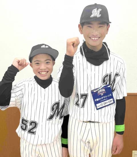 千葉ロッテマリーンズjrが白星、益田直也の長男も背番号52で勝利に貢献