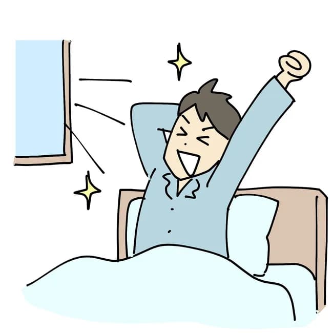 酒飲まないで寝た次の日の朝調子良すぎる