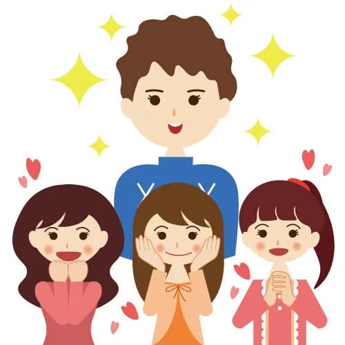 高身長、イケメン、コミュ力　どれか2つあればモテるよな