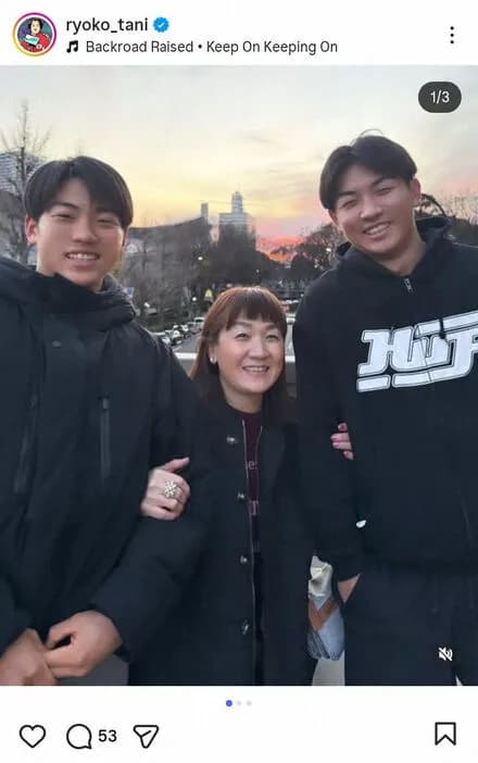 谷佳知と谷亮子の息子のビジュアルwww