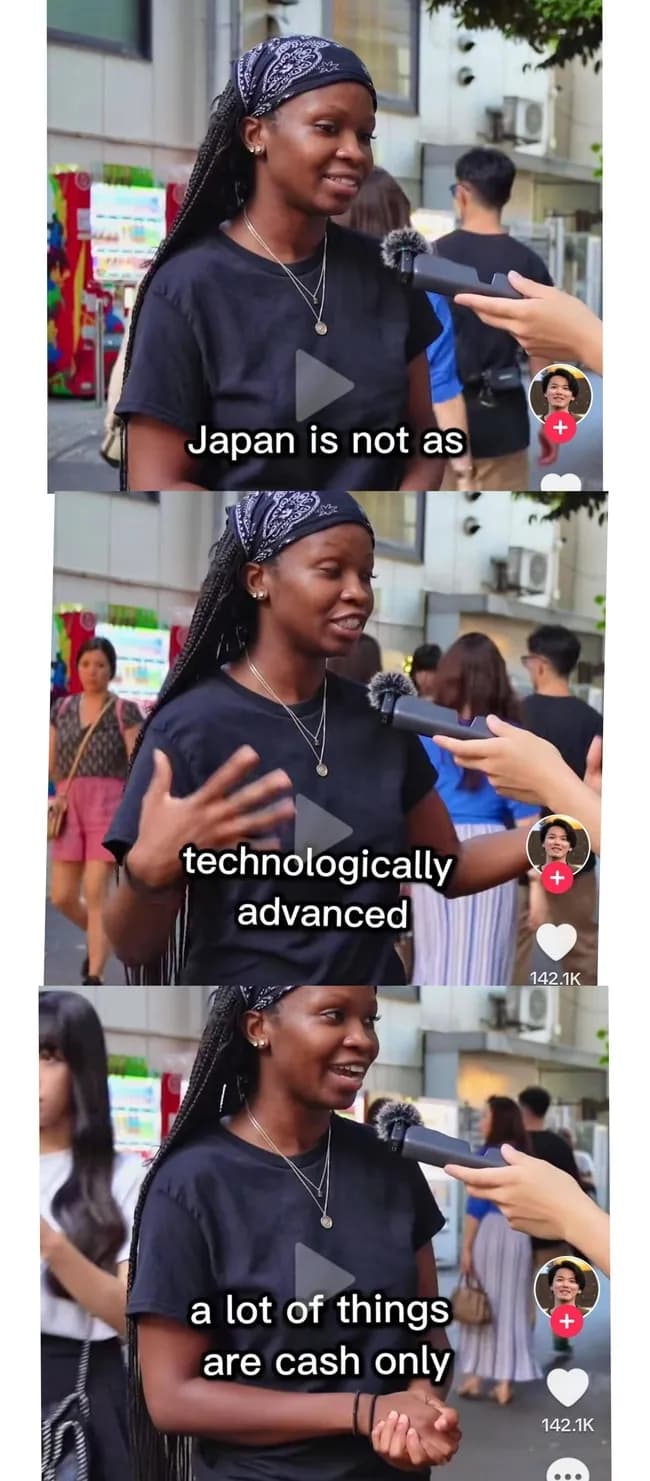 【悲報】来日したアメリカ人「日本は技術的にとても遅れていて驚きましたw」