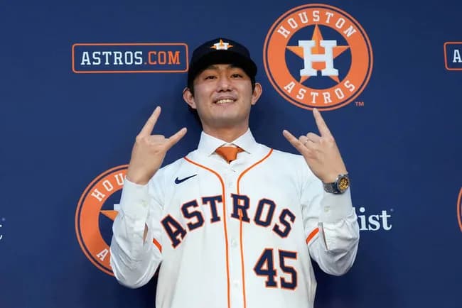 今井達也「やあヒューストンのみんな調子はどうだい？」