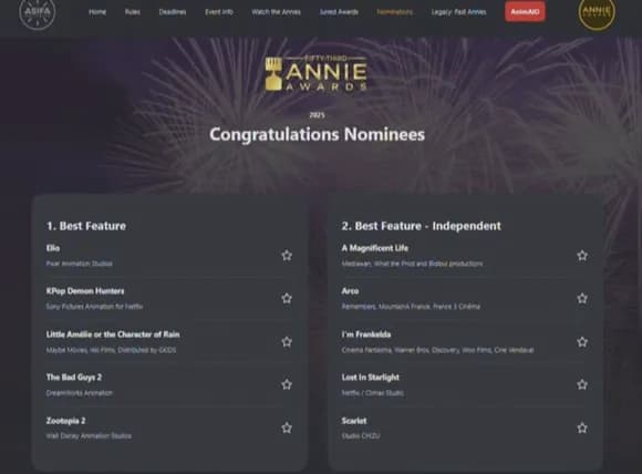 【朗報】大ヒット上映中「果てしなきスカーレット」、アニメ界のアカデミー賞にノミネート！ｗｗｗｗｗｗｗｗ