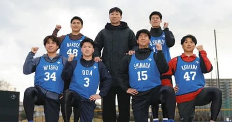 DeNAドラ1小田康一郎、新人合同自主トレは一部別メニューで始動　昨秋の肉離れも「今日のメニューは全く問題ない」実戦見据え慎重調整