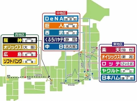 ファンは今年から二軍が3地区制になること忘れてそう