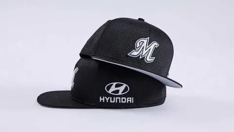 ロッテがヒョンデとキャップ広告を締結、選手会長の横山「とてもカッコいいなというのが率直な印象です」