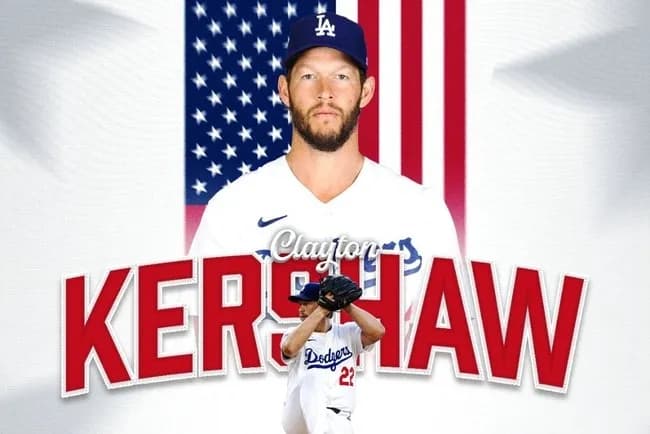 【朗報】WBCアメリカ代表さん、大英雄カーショウの参戦で一気に野球界の大正義チームにWWWWWWWWWW