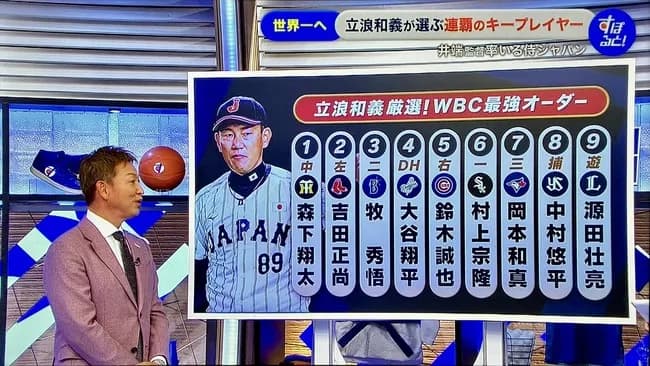 立浪和義&中田翔「2026WBC最強打線組んでみたｗｗｗｗ」←どっちが好き？